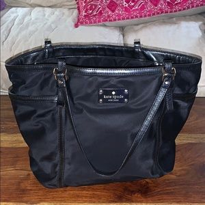 Medium Kate Spade tote purse black
